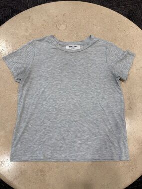 Double Zero Heather Gray Short Sleeve Crew Tee